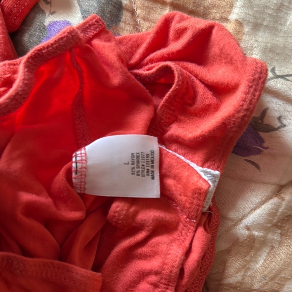 Alya Red Ruffle Bodysuit - Picture 8 of 8